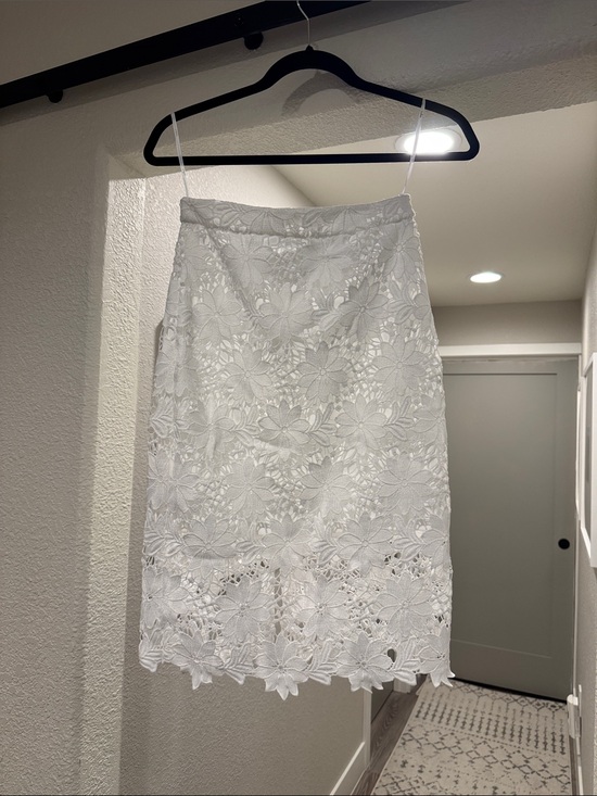Lulus Dresses & Skirts - Lulu's White Floral Lace Midi Skirt